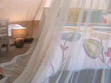 Glamping Interior-Romantic-space-king-size-pocket-sprung